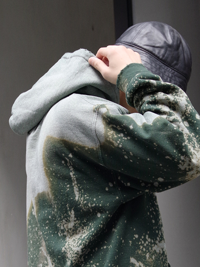 Sasquatchfabrix. オリーブグリーン 薄手パーカー Sasquatchfabrix. オリーブグリーン 薄手パーカー