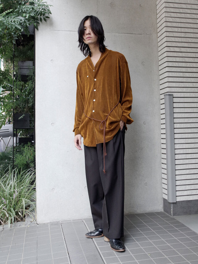パンツ YOKO SAKAMOTO WIDE TROUSERS TWILL 2024AW】 YOKO SAKAMOTO (ヨーコサカモト) 