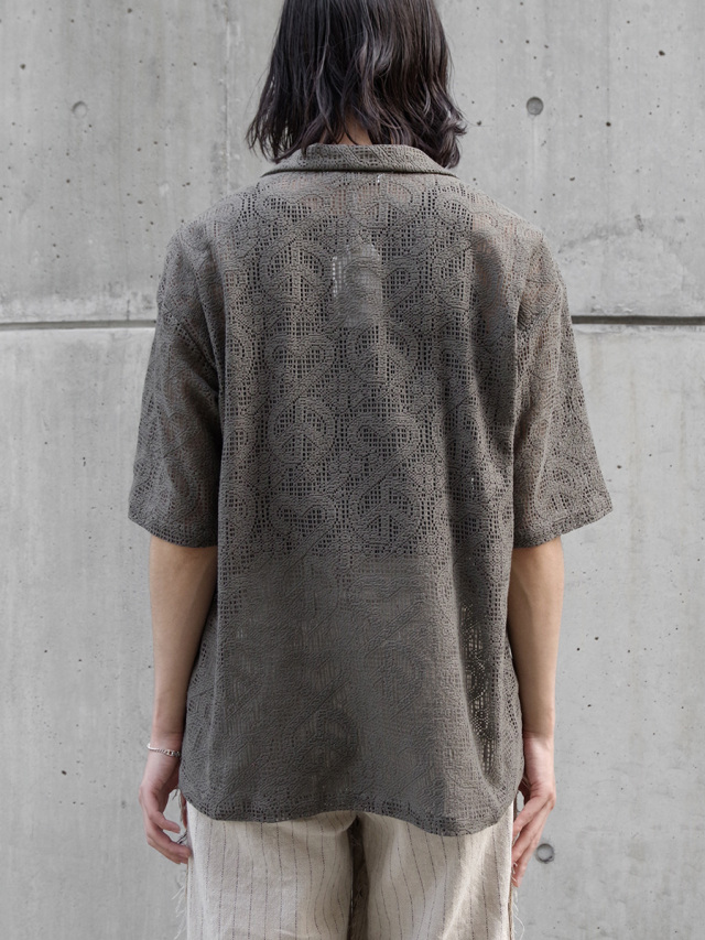 トップス Sasquatchfabrix 24SS LOVE LACE SHIRT Sasquatchfabrix./サスクワッチファブリックス/“LOVE & PEACE