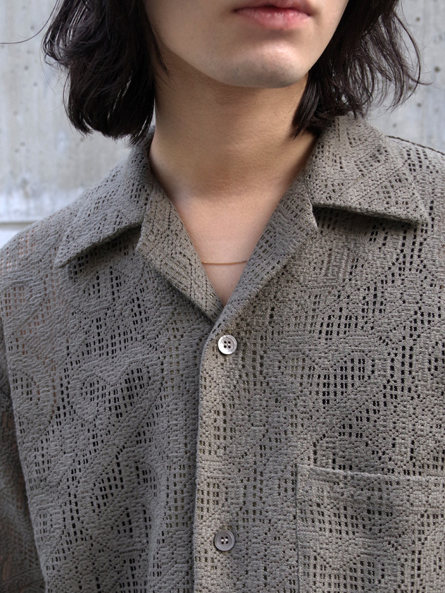 トップス Sasquatchfabrix 24SS LOVE LACE SHIRT 2024SS】 Sasquatchfabrix. (サスクワァッチファブリックス