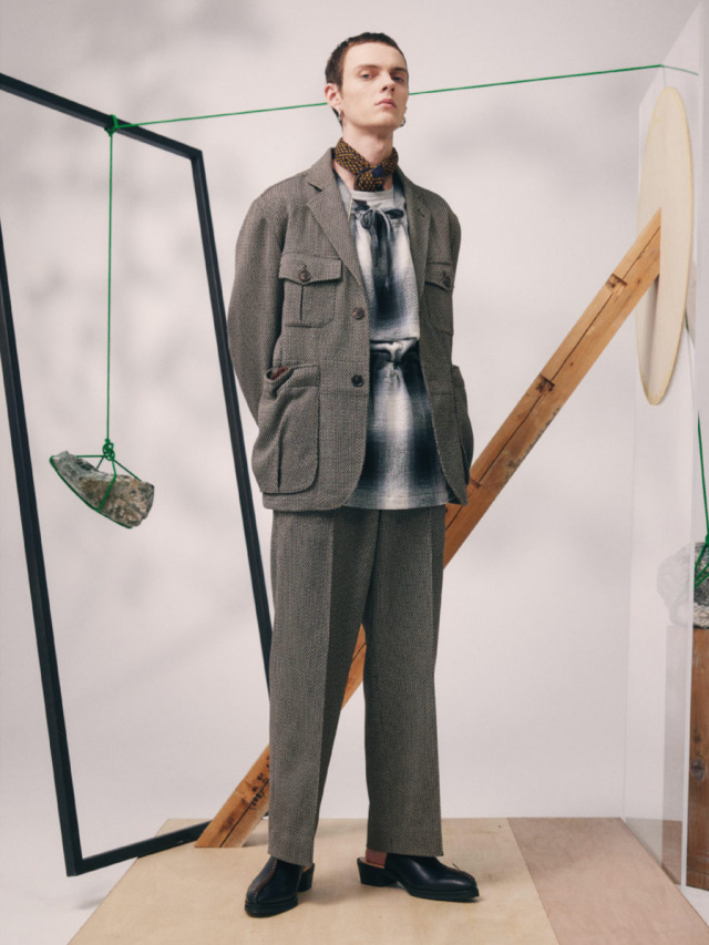 サスクワッチファブリックス ドット柄セットアップ Sasquatchfabrix.／サスクワッチファブリックス／PULLOVER BUSH