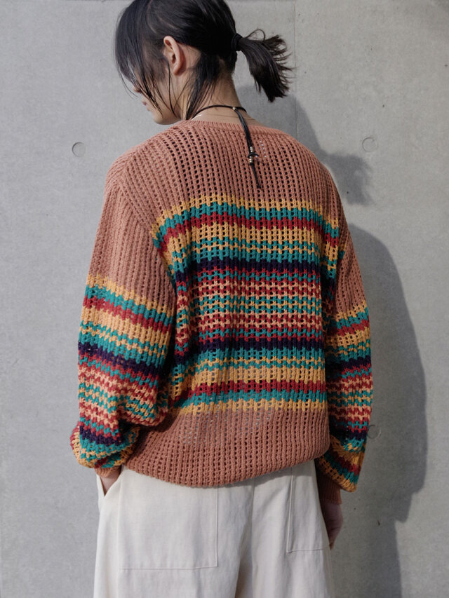 トップス SASQUATCH fabrix 25SS MESH KNIT MEX BOR SASQUATCHfabrix．(サスクワァッチファブリックス．) 25SS/MESH