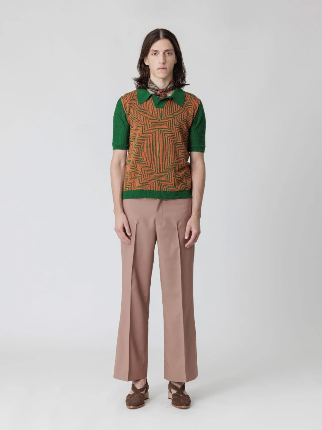 パンツ Sasquatchfabrix.FLARE SHILHOUETTE SLACKS Sasquatchfabrix.(サスクワァッチファブリックス)FLARE