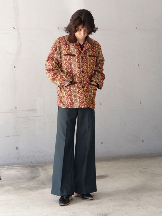 Sasquatchfabrix. フェイクレザー（ブラウン）カバーオール