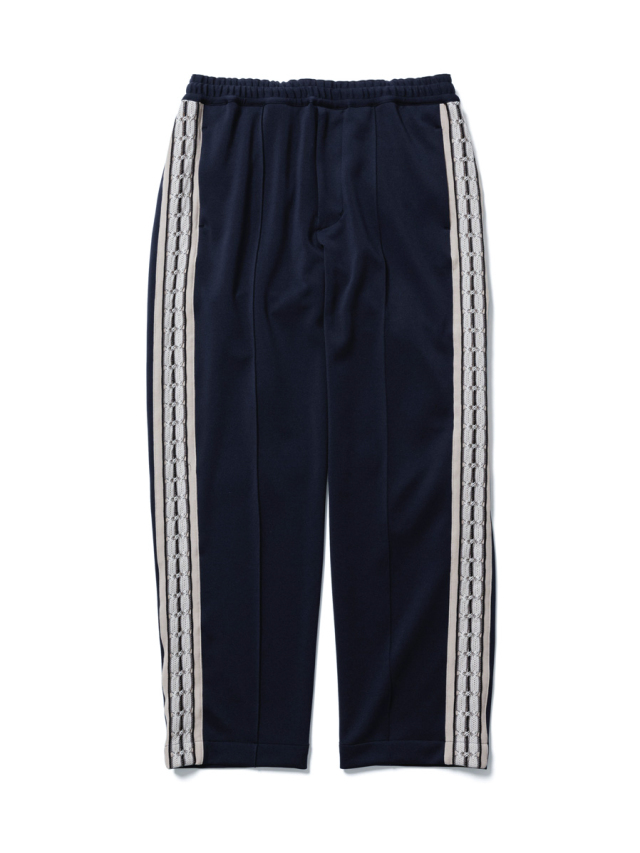 Sasquatchfabrix. "LACE TAPE TRACK PANTS" - NAVY