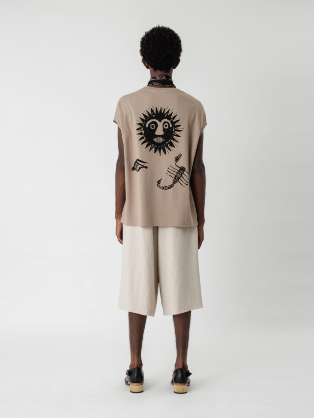 美品23SS SASQUATCH fabrix リネン ショーツ 703P▲ 2023SS】 Sasquatchfabrix. (サスクワァッチファブリックス