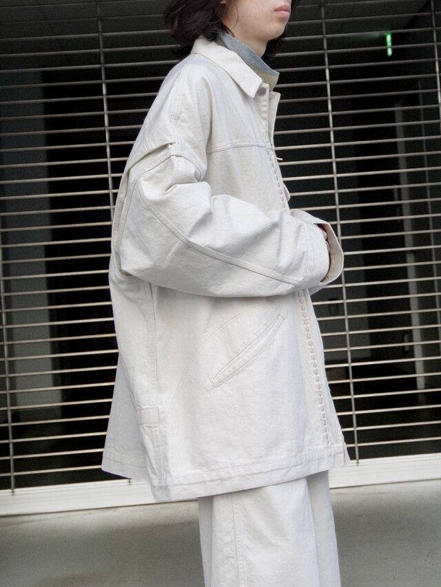 値下げししました SHINYA KOZUKA. メッシュホワイトジャケット 値下げししました SHINYA KOZUKA. メッシュホワイトジャケット