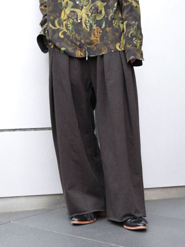 SHINYAKOZUKA "HOME BAGGY" - MOSS BLACK