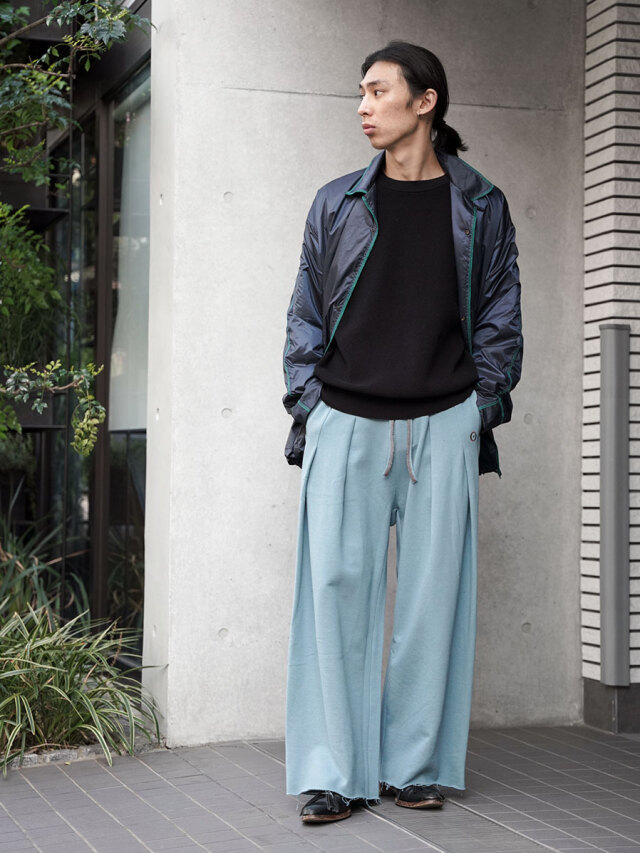 SHINYAKOZUKA [23SS] “ORDINARY HOME BAGGY” -BLUE- SOBO STORE 蒼氓  