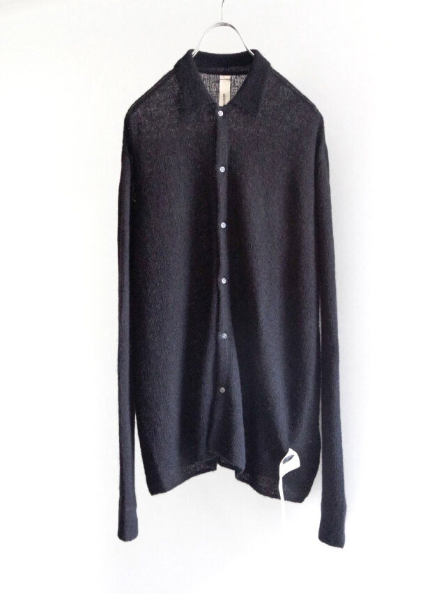 SHINYAKOZUKA "NOTHING SPECIAL KNITTED SHIRT" - DAWN BLACK