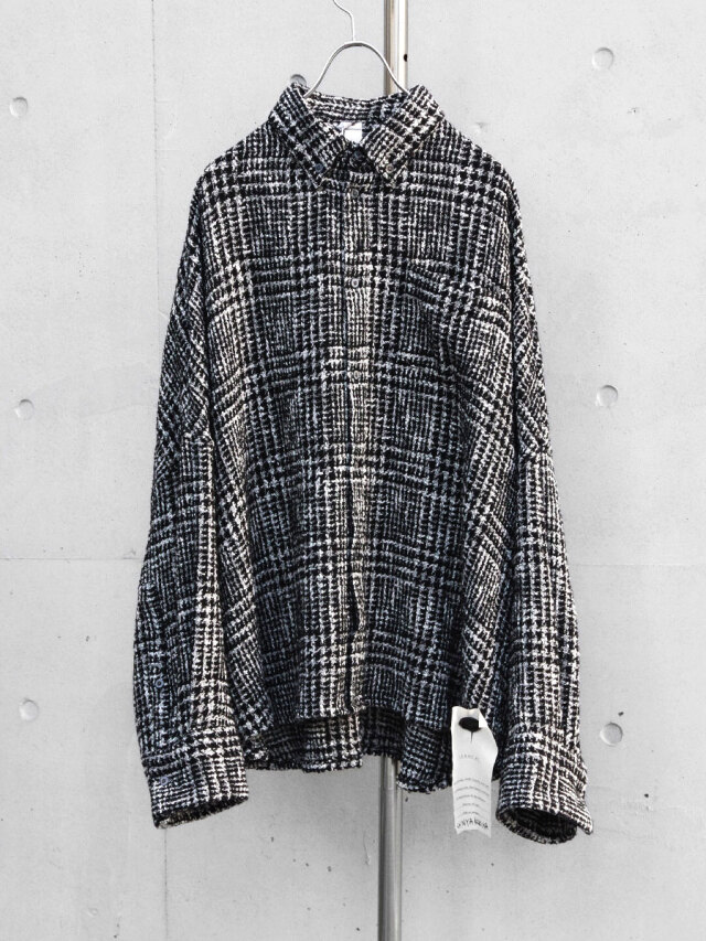 SHINYAKOZUKA "GIANT SHIRT(ISSUE#7)" - BLACK AND SNOW
