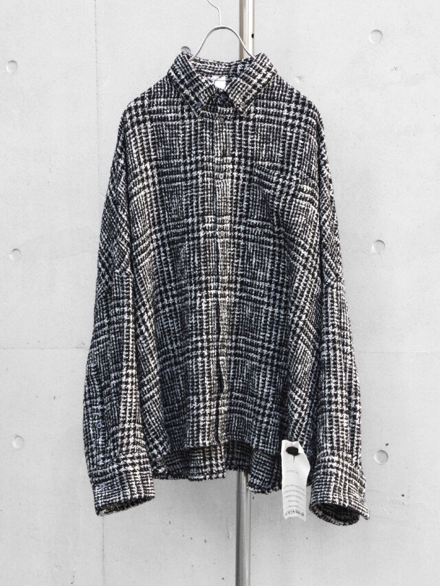 SHINYAKOZUKA "GIANT SHIRT(ISSUE#7)" - BLACK AND SNOW