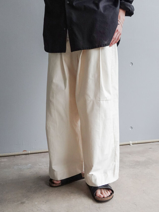 SHINYA KOZUKA シンヤコズカ　バギー ホワイト Sサイズ SHINYAKOZUKA （シンヤコヅカ） 