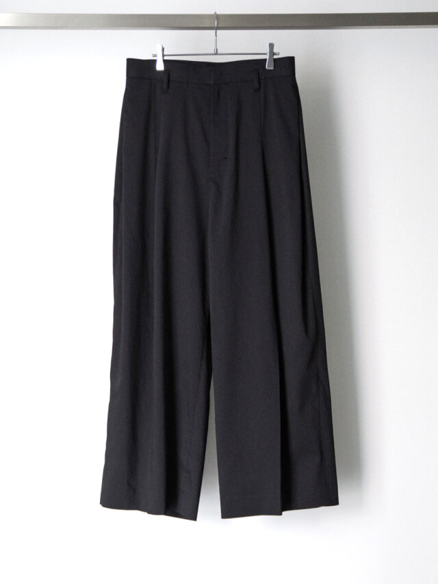 SHINYAKOZUKA "ordinary office baggy prest(ISSUE#9)" - black