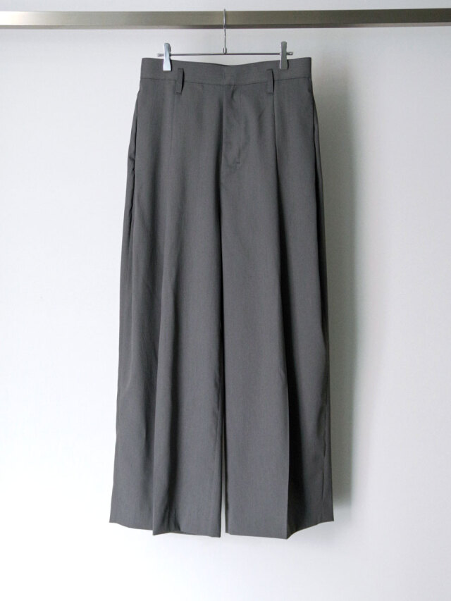 SHINYAKOZUKA "ordinary office baggy prest(ISSUE#9)" - grey