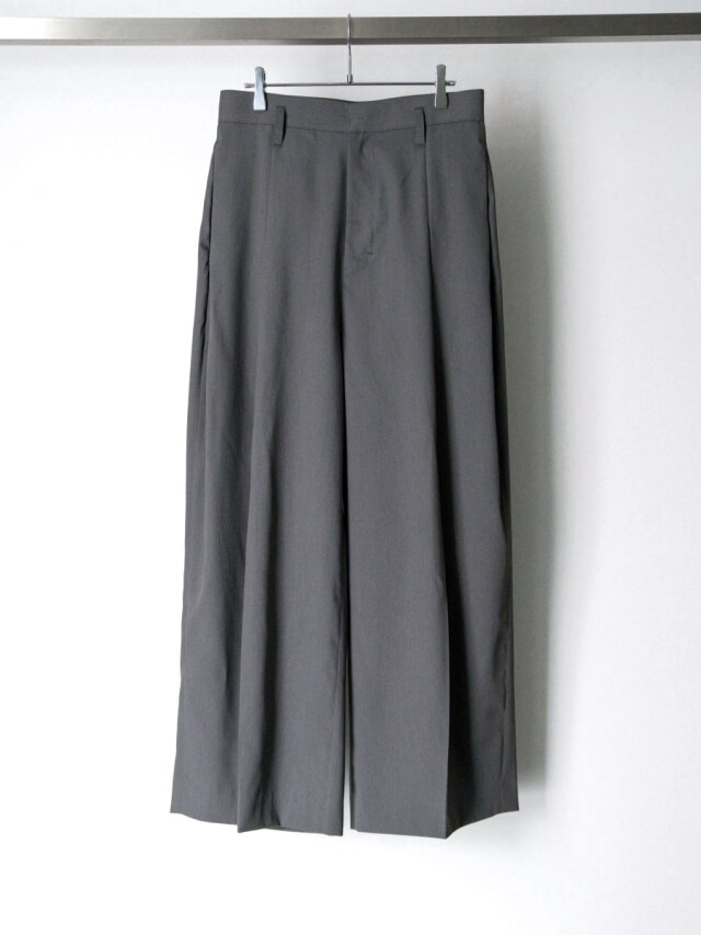 SHINYAKOZUKA "ordinary office baggy prest(ISSUE#9)" - grey