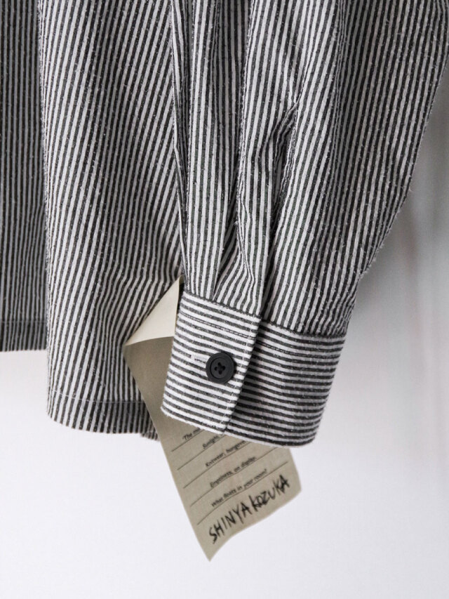 SHINYAKOZUKAシンヤコズカ　COATISH SHIRT-STRIPE SHINYAKOZUKA（シンヤコヅカ） 