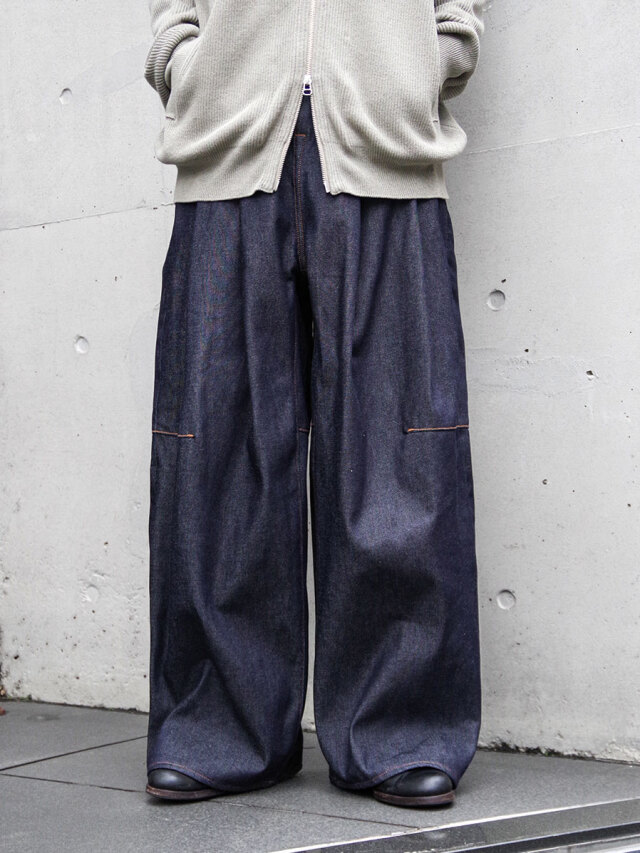 SHINYAKOZUKA "ORDINARY CITY BAGGY(ISSUE#8)" - INDIGO