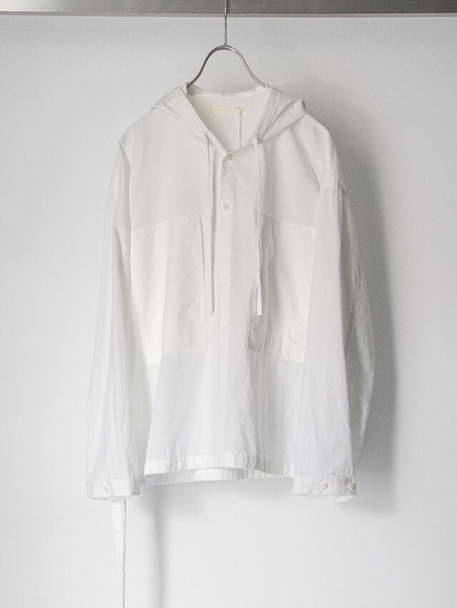 ANEI "HOODIE TUNIC" - WHITE