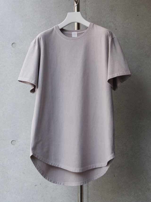 soe "Over Dye Round Hem Tall Tee" - FADED L.PINK