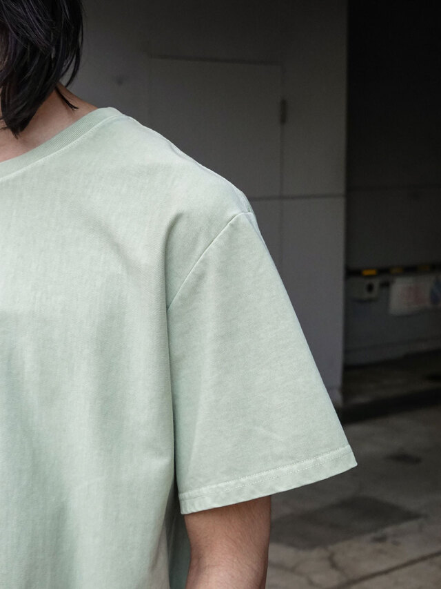 Tシャツ・カットソー [AEAE]FADED LAYERED L/S [SAGE GREEN] [FADED LAYERED L/S セール】layered set tee（Tシャツ/カットソー）｜LAATO（ラート