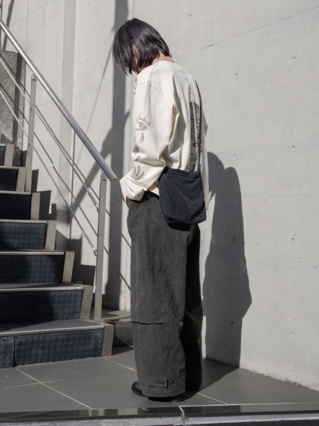 新品 ヨーコサカモト 25SS RESEARCHER BAG ブラック 5440 2025SS】 YOKO SAKAMOTO (ヨーコサカモト) 