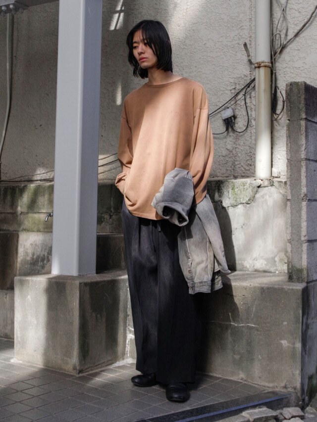2025SS UNEVENNESS LS T-SHIRT サイズ2 2025SS UNEVENNESS LS T-SHIRT サイズ2