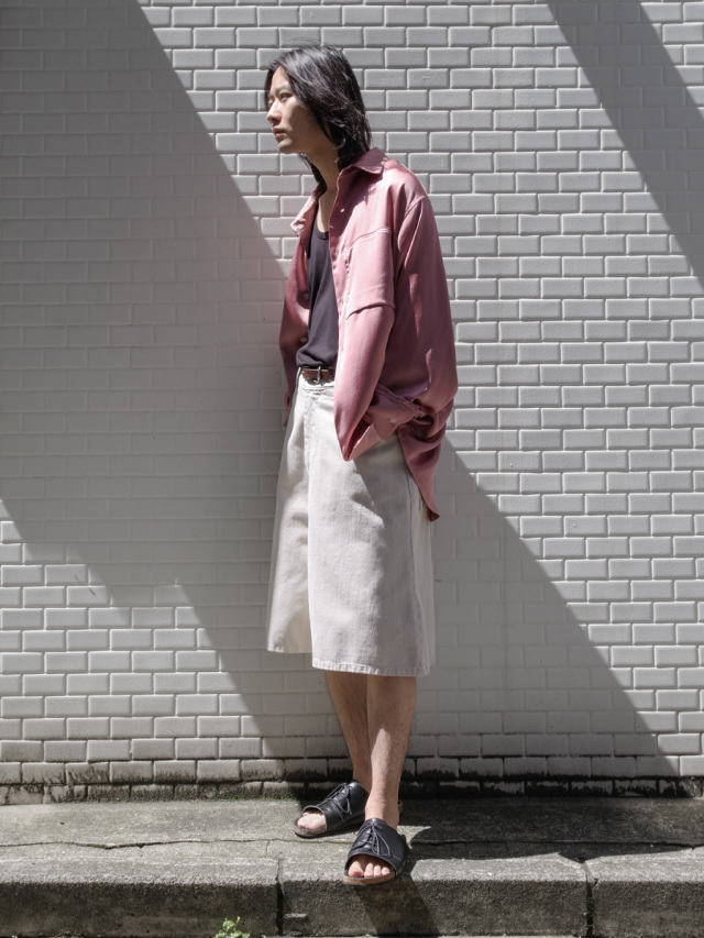ショートパンツ STUDIO NICHOLSON 'Rio' bermuda shorts 2024SS】 STUDIO NICHOLSON （スタジオニコルソン） 