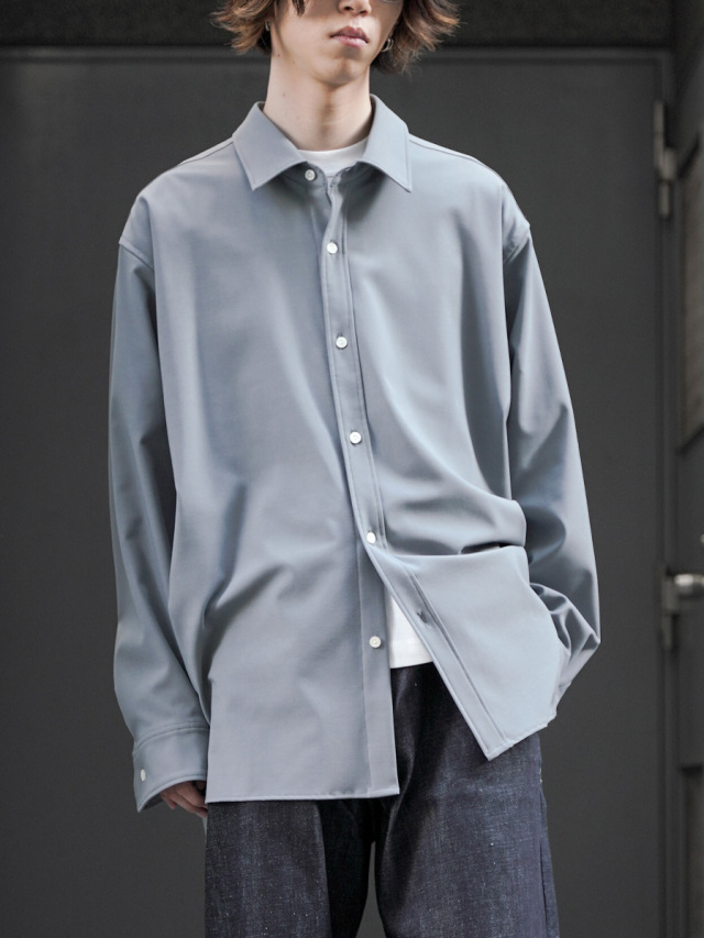 dauerbrenner by Edwina Horl // LANGARMHEMD ＜DAUERBRENNER＞ SHIRT - GRAY