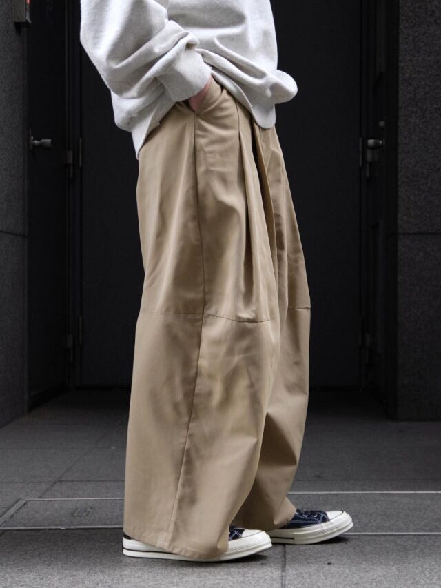 シンヤコズカ　ワイドパンツ　ベージュ SHINYAKOZUKA （シンヤコヅカ） 