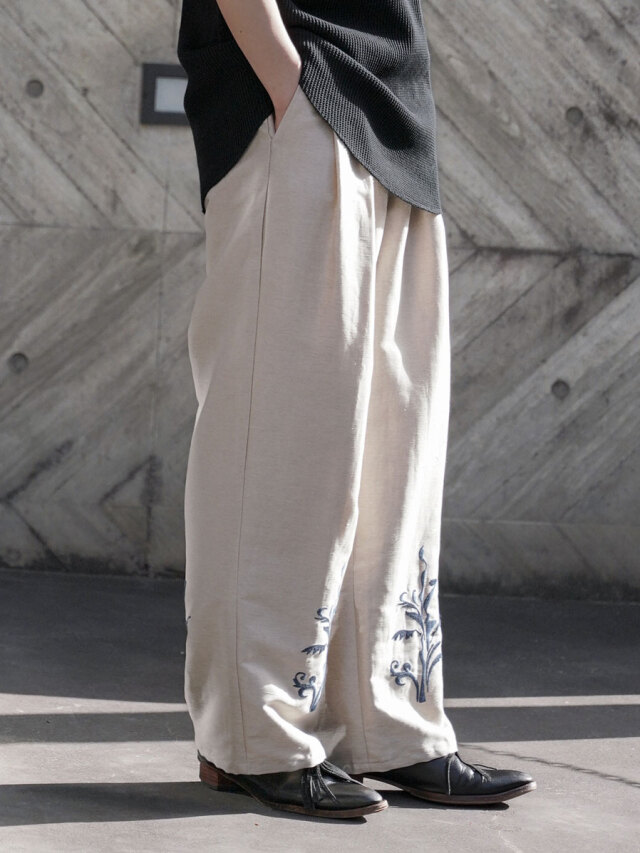 Urig 3TUCK CHINO PANTS　ウーリッヒ　3タック　パンツ 2023SS】 Urig (ウーリッヒ) 