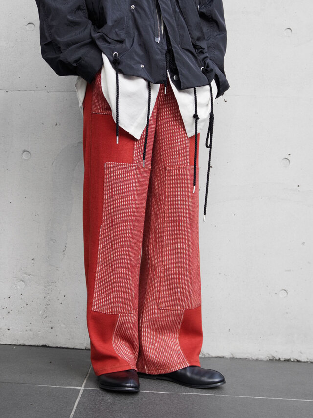 Urig "WOOL WAFFLE EASY FL PANTS"