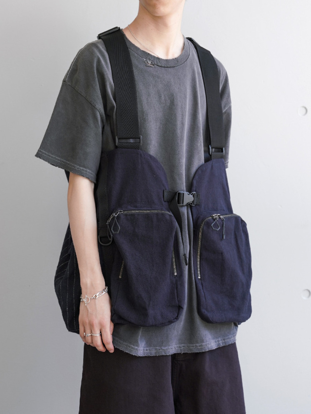Urig "BI FABRIC GAME VEST" - NAVY