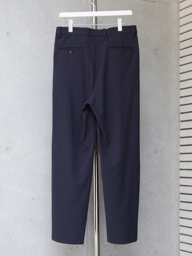 URU ウル INVERTED PLEATS PANTS 21ss URU / ウル】 COTTON LINEN CANVAS / INVERTED PLEATS PANTS