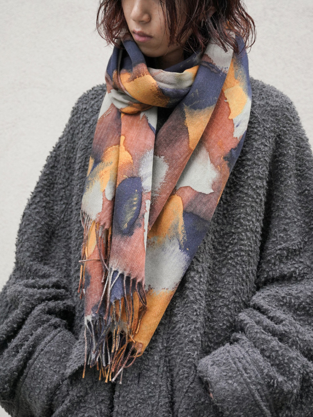 ARTS&SCIENCE Combi Color Stole ストール ショール（シルク