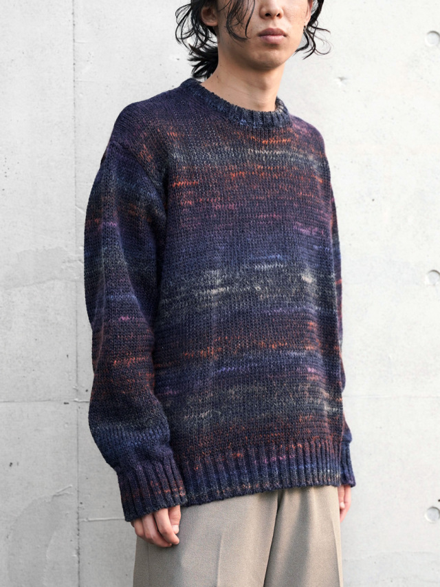 URU "CREW NECK KNIT" - B.NAVY