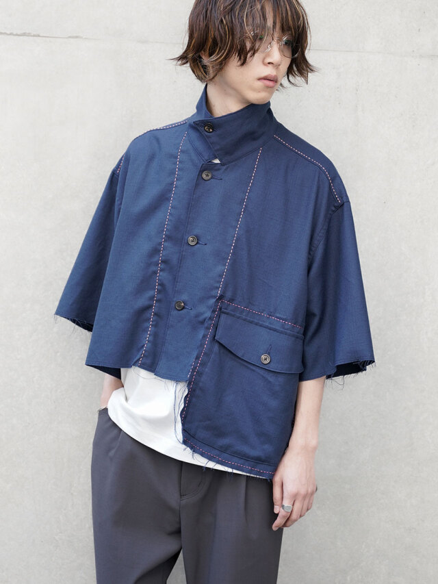 URU "ATELIER MADE - SHORT SLEEVE COVERALL JACKET"