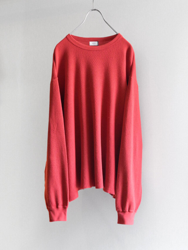 URU "CREW NECK L/S TEE" - RED