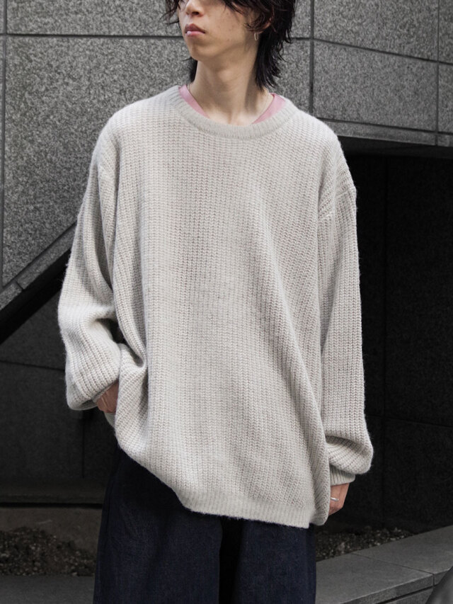 URU "CREW NECK KNIT" - L. BEIGE