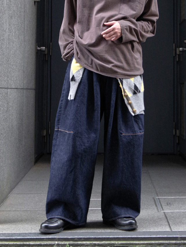 SHINYAKOZUKA "ordinary city baggy(ISSUE#9)" - indigo