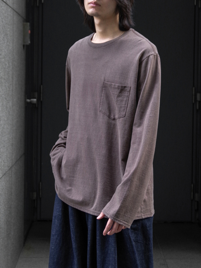 URU "CREW NECK L/S TEE B" - F.BROWN
