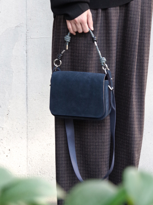 URU "SUEDE BAG" - NAVY×KHAKI