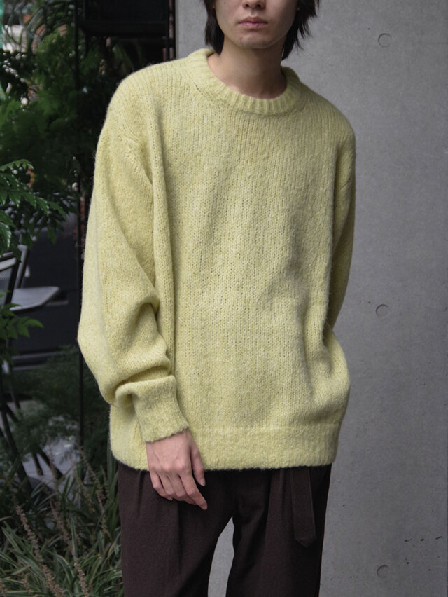 URU "CREW NECK KNIT" - YELLOW