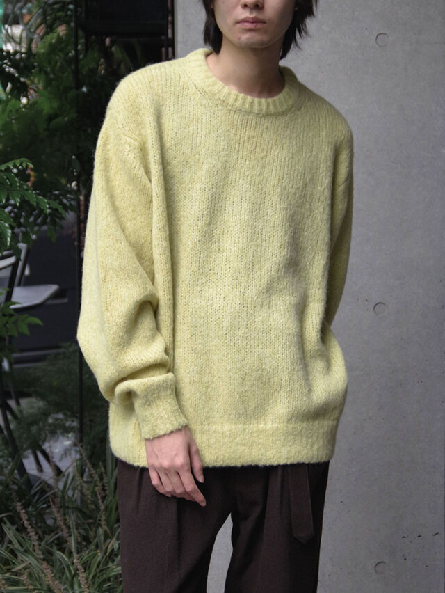 URU "CREW NECK KNIT" - YELLOW