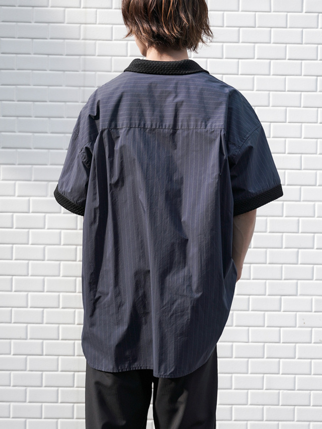 【VOAAOV】C/N DRY WASH STRIPE Polo Shirt VOAAOV（ヴォアーブ）の「【VOAAOV】C/N DRY WASH STRIPE Polo