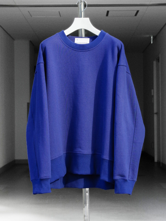 VOAAOV "AIR URAKE SWEAT CREW NECK PULLOVER" - BLUE