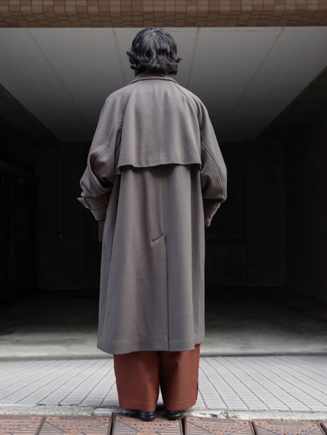 ジャケット・アウター VOAAOV S100 WOOL BEAVER DOUBLE LONG COAT VOAAOV S100 WOOL BEAVER LONG COAT - BLACK – TOYASIDO