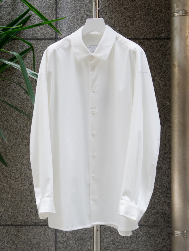 VOAAOV ヴォアーブ　オーバーサイズ 長袖シャツ　comoli VOAAOV シャツ 「VOAAOV」HIGH TWISTED ORGANIC COTTON Shirt