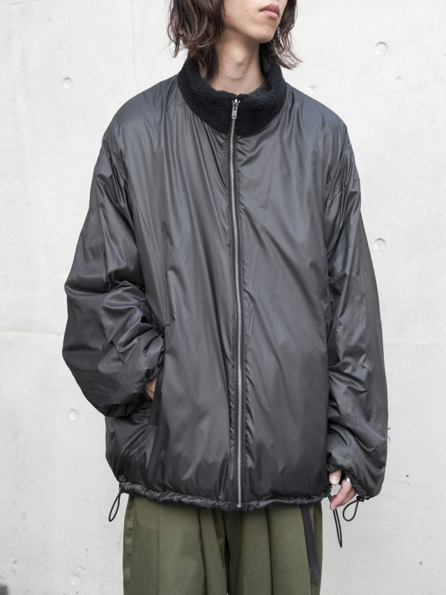ジャケット・アウター VOAAOV Soft Wool Twill Blouson Black voaaov23awblsnrs9.jpg?t=