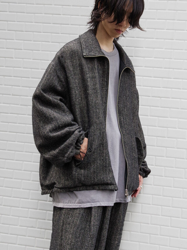 2025AW】VOAAOV (ヴォアーブ) WOOL LINEN HERRINGBONE Blouson